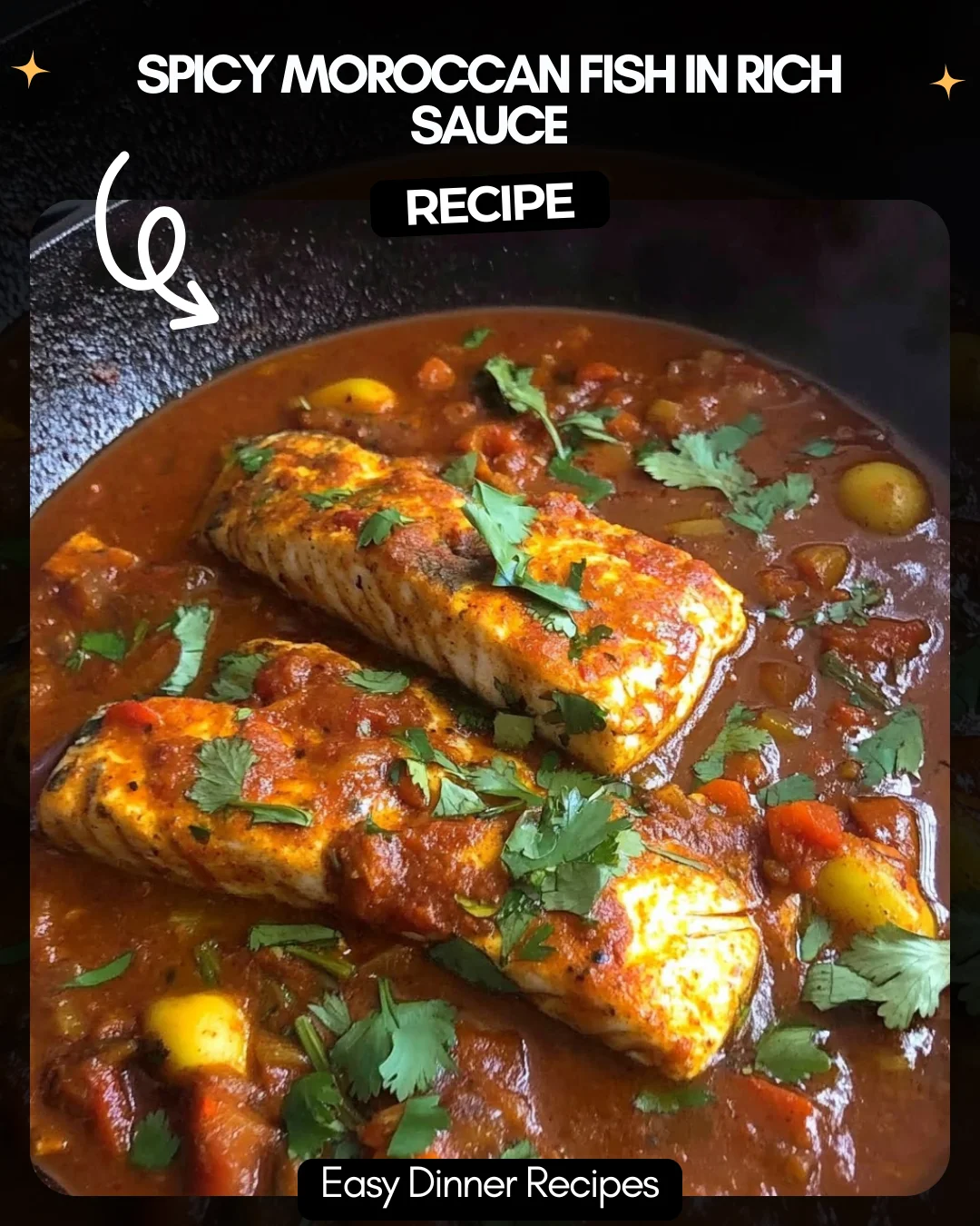 Spicy Moroccan Fish in Rich Sauce