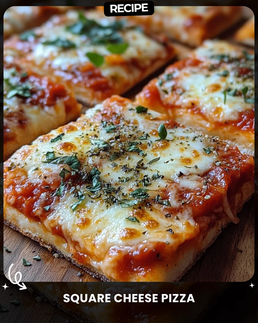 Square Cheese Pizza