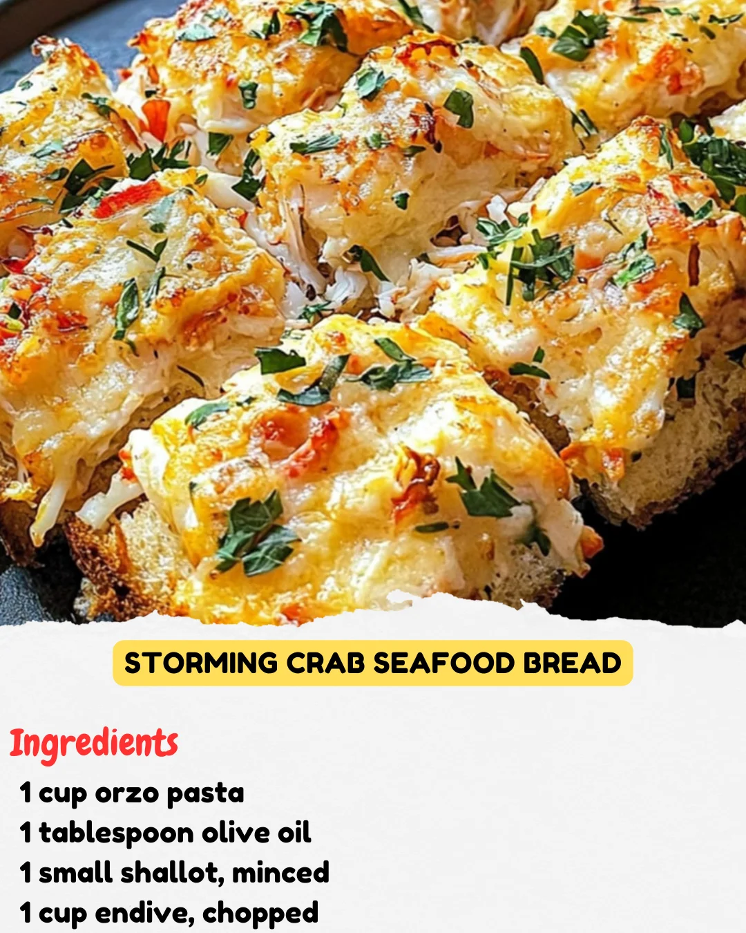 Storming Crab Seafood Bread