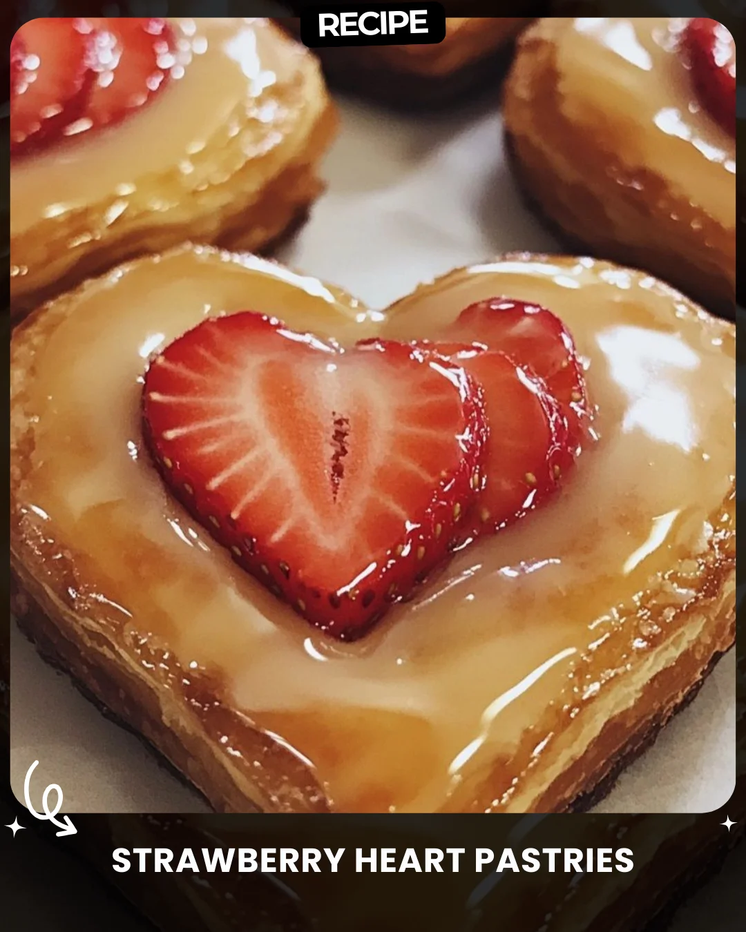 Strawberry Heart Pastries