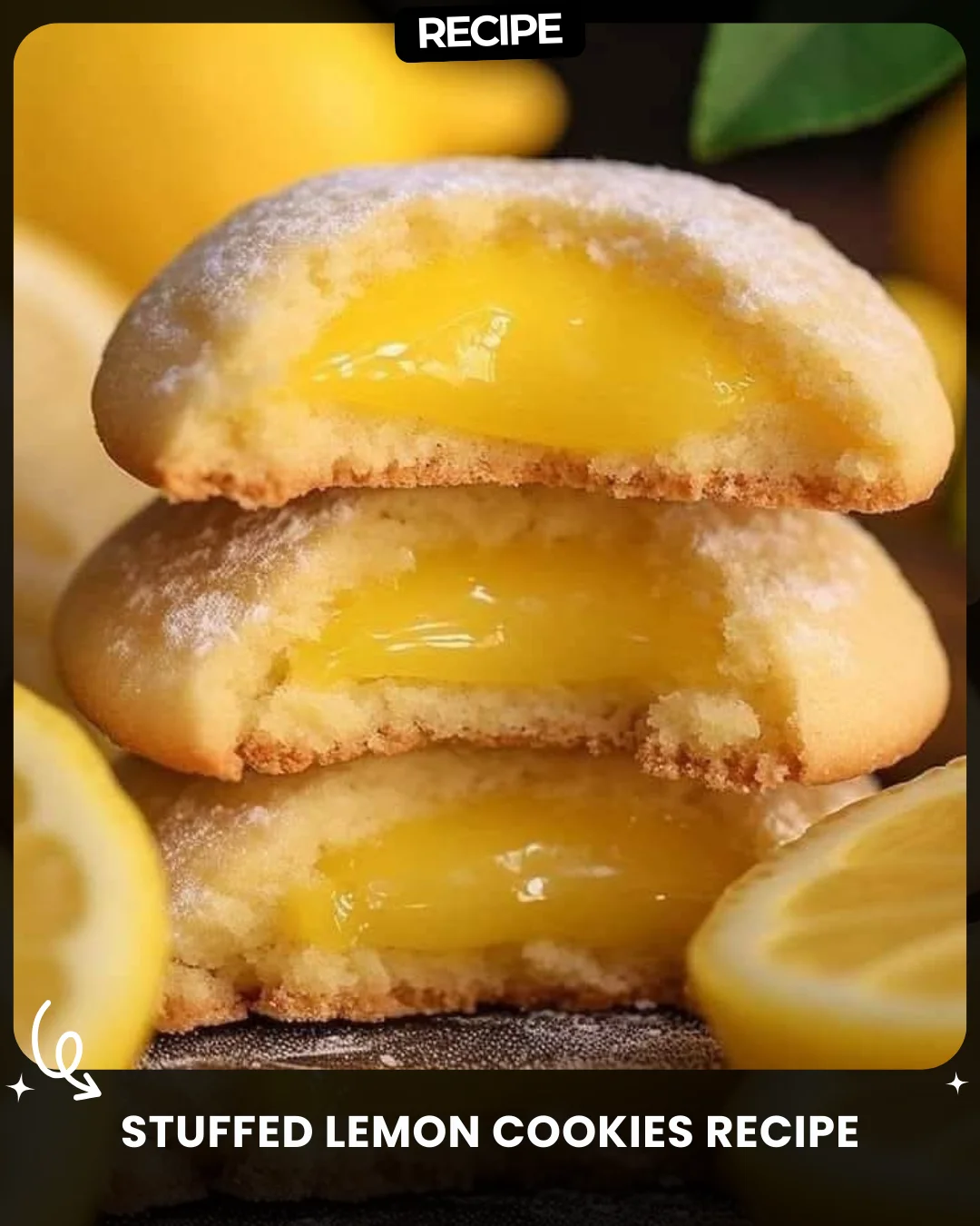 Stuffed lemon cookies recipe