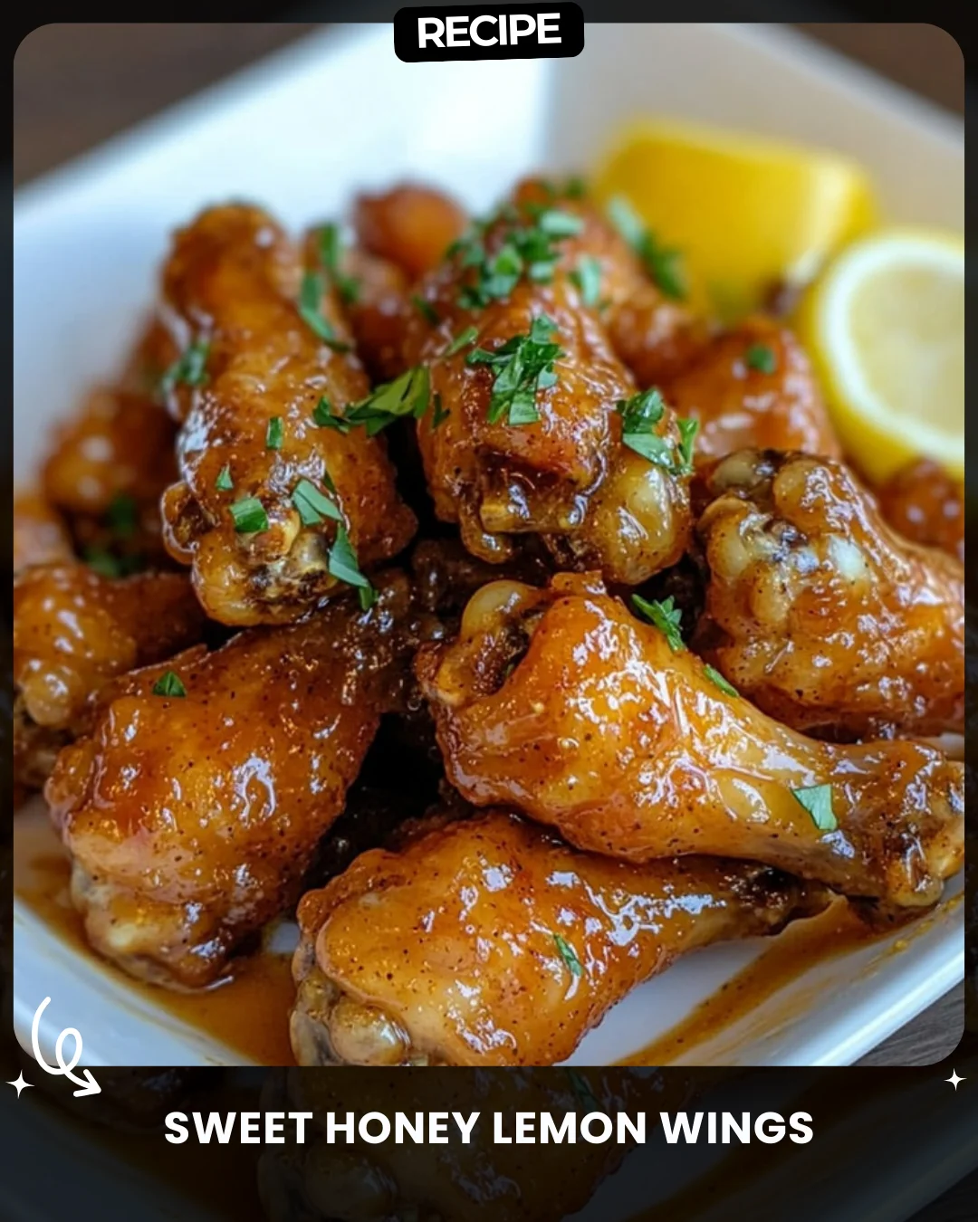 Sweet Honey Lemon Wings