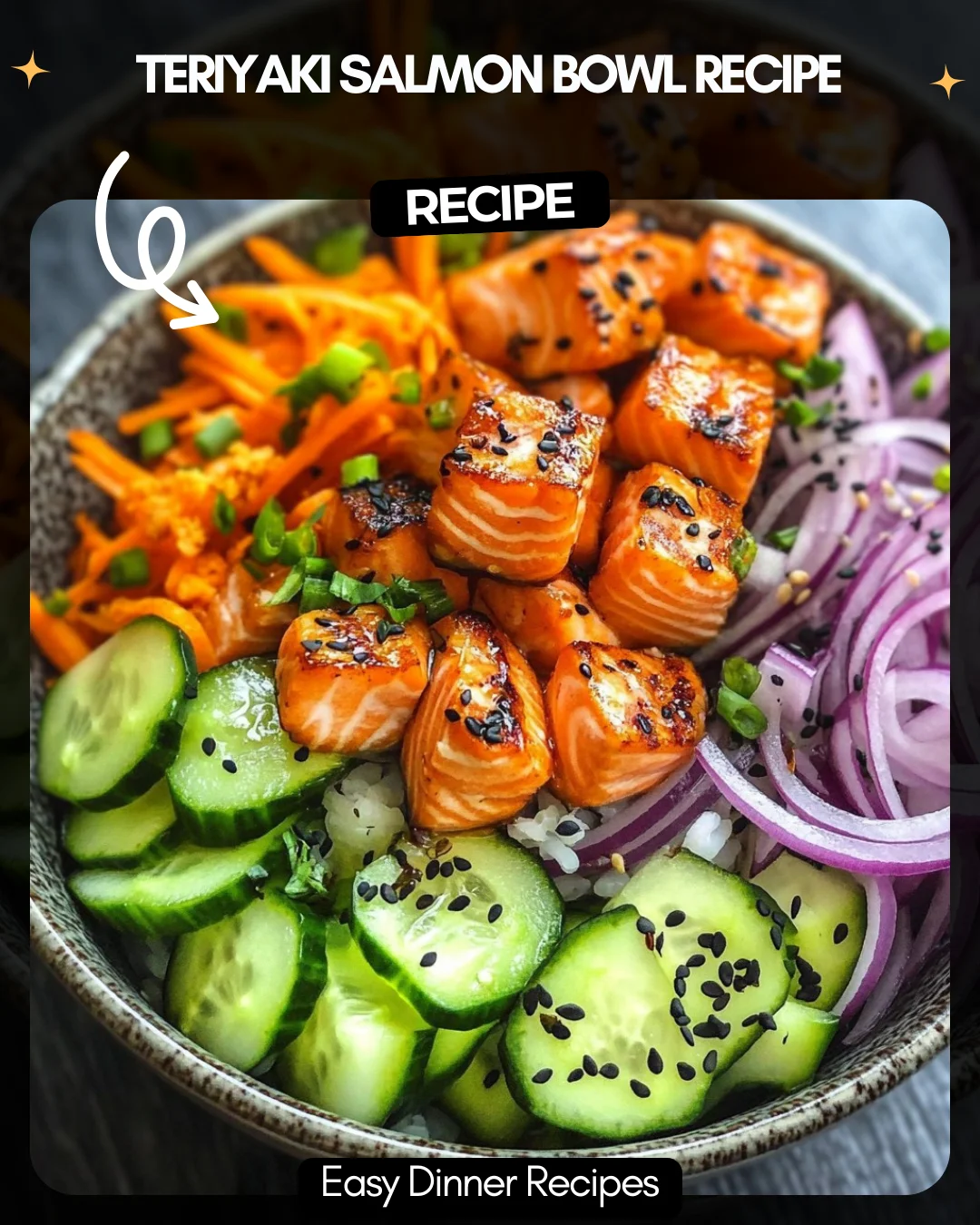 Teriyaki Salmon Bowl Recipe