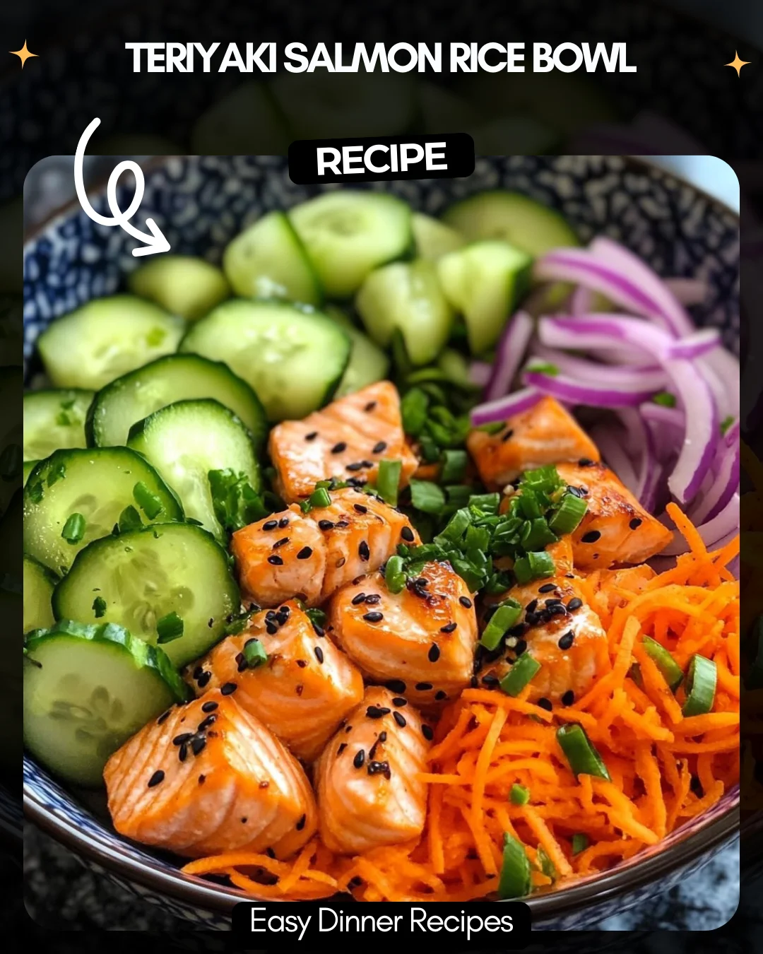 Teriyaki Salmon Rice Bowl