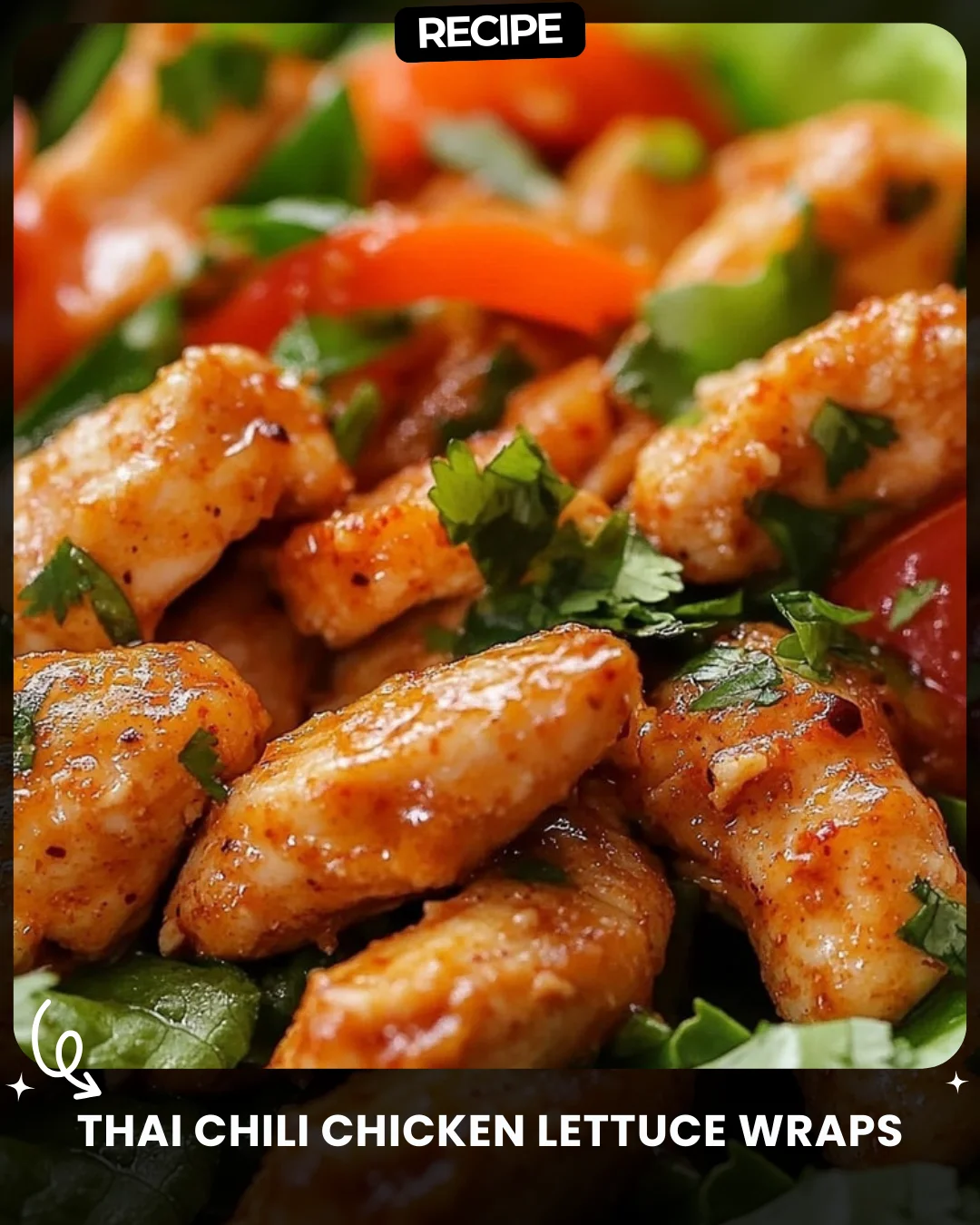 Thai Chili Chicken Lettuce Wraps