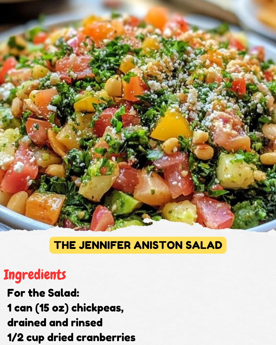 The Jennifer Aniston Salad