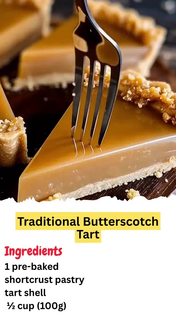 Traditional Butterscotch Tart