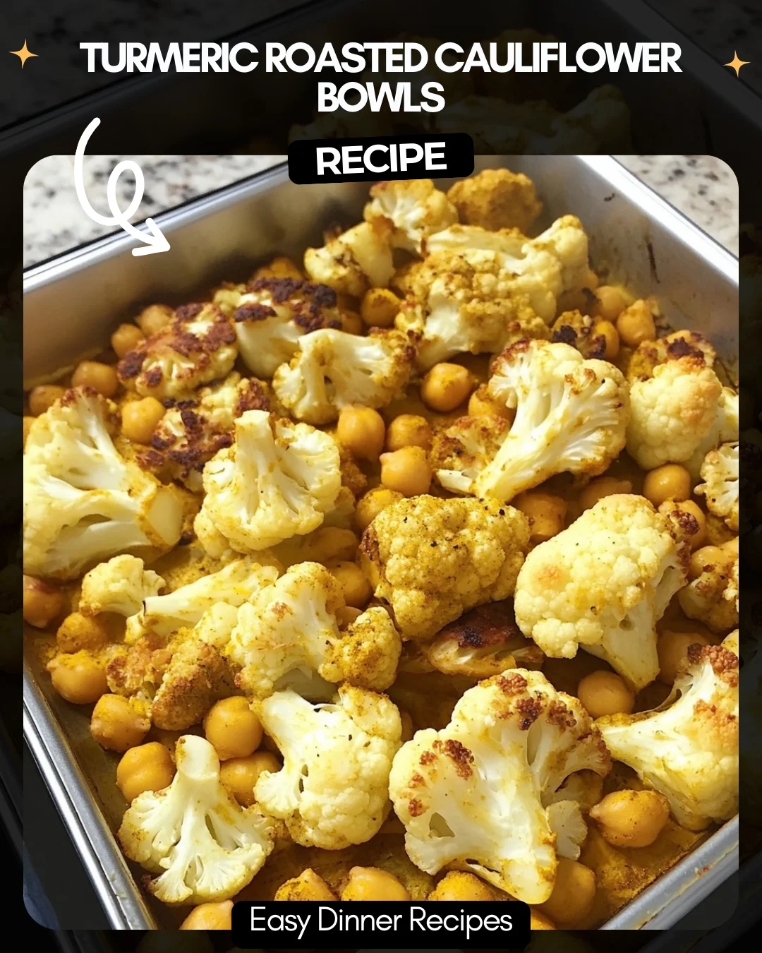 Turmeric Roasted Cauliflower Bowls