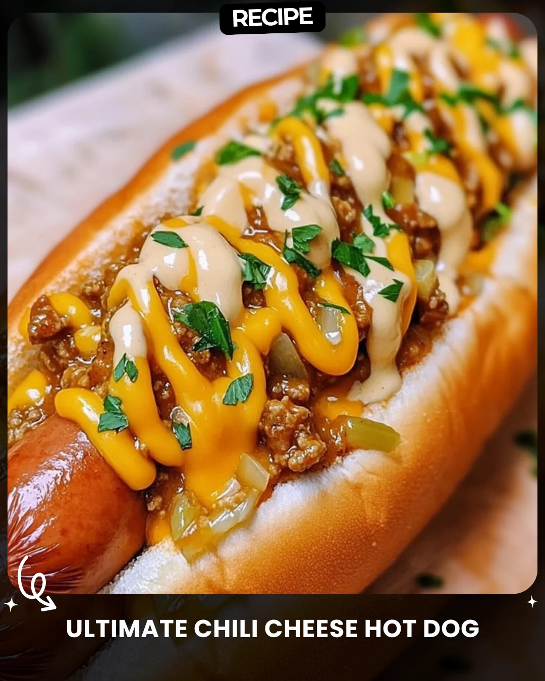 Ultimate Chili Cheese Hot Dog