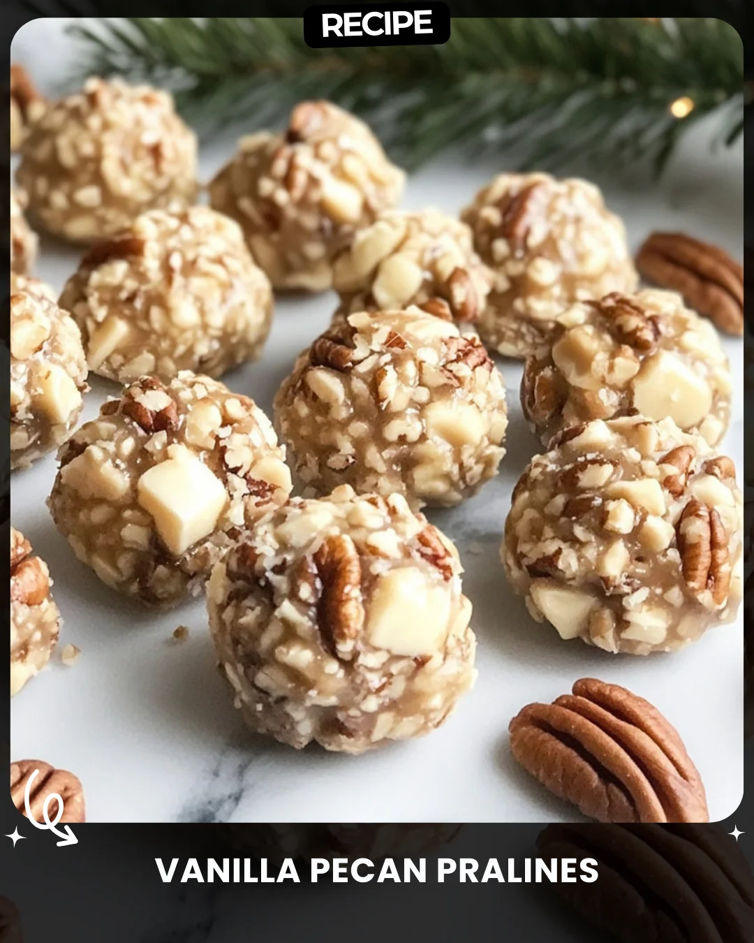 Vanilla Pecan Pralines