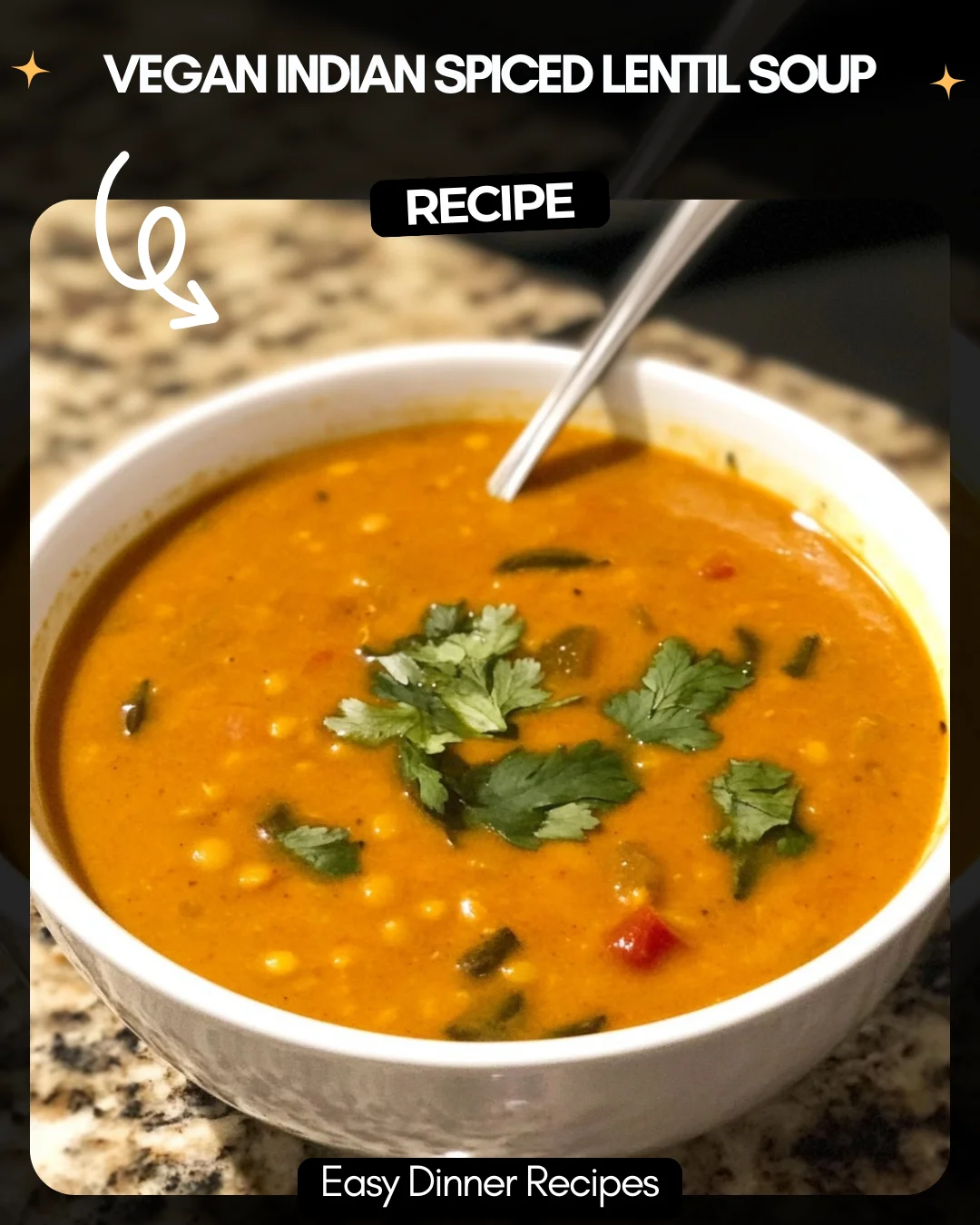 Vegan Indian Spiced Lentil Soup