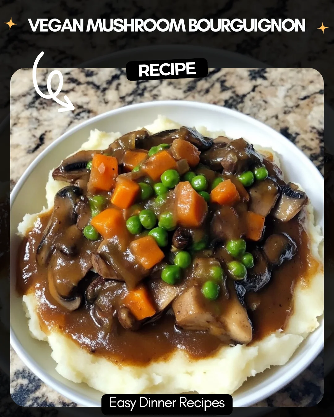 Vegan Mushroom Bourguignon