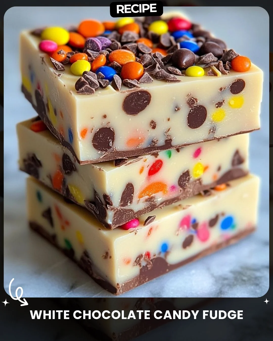 White Chocolate Candy Fudge