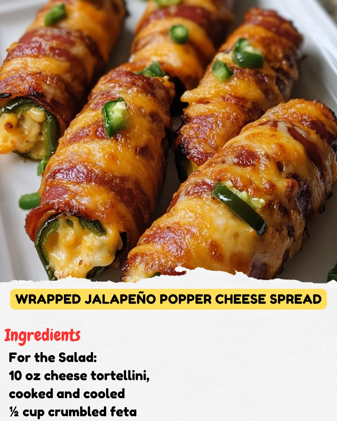 Wrapped Jalapeño Popper Cheese Spread