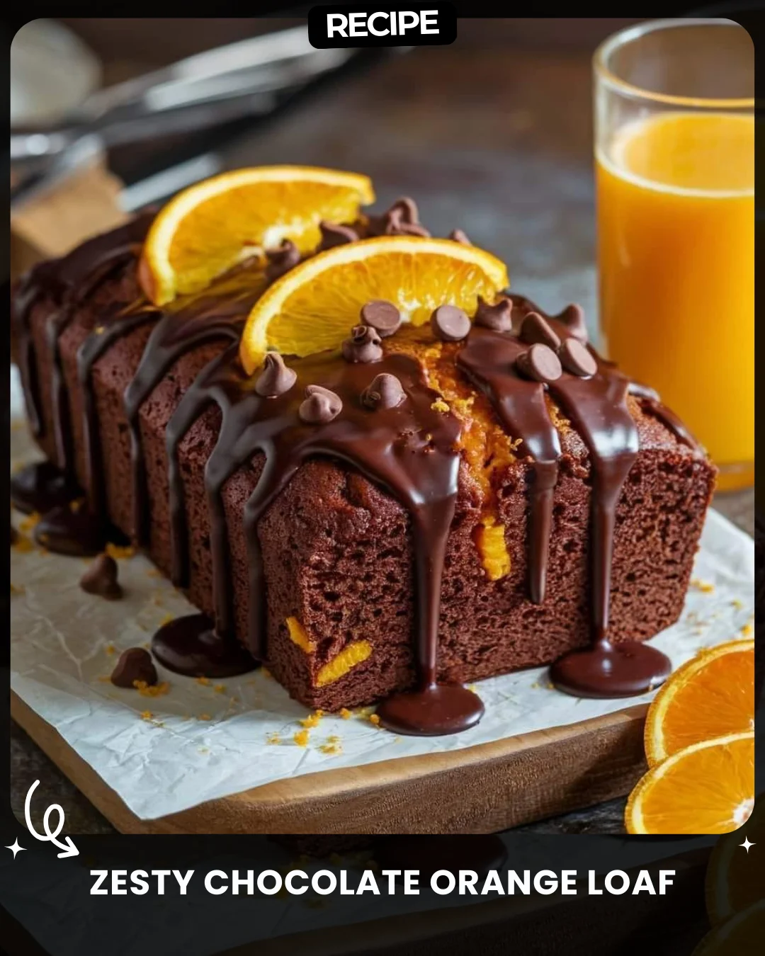 Zesty Chocolate Orange Loaf