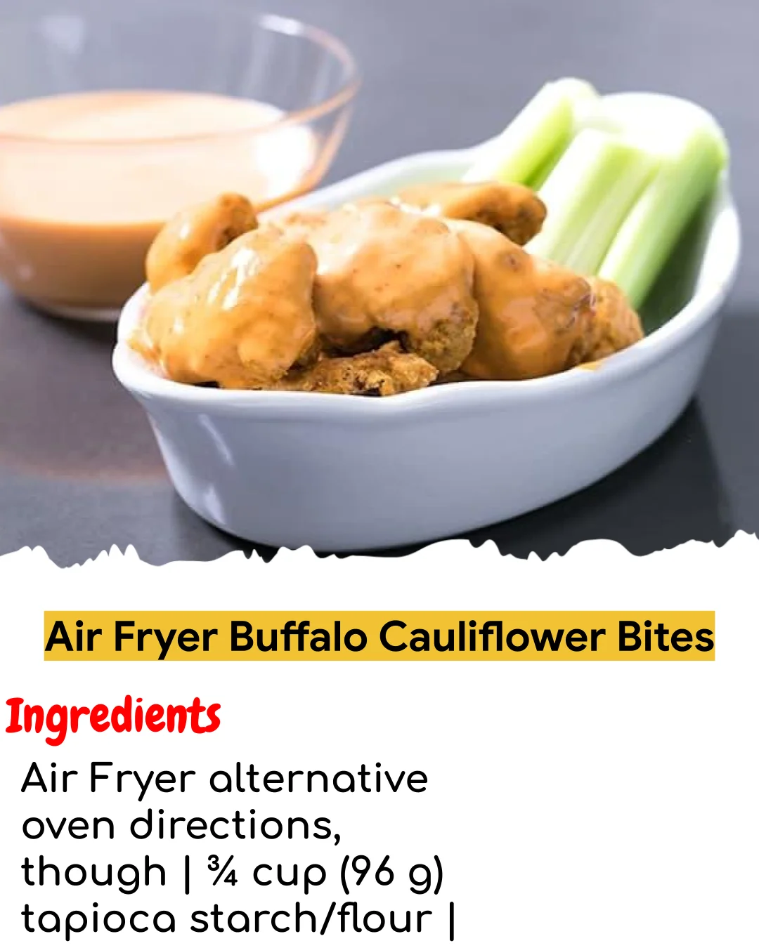 Air Fryer Buffalo Cauliflower Bites (Chef-Developed)