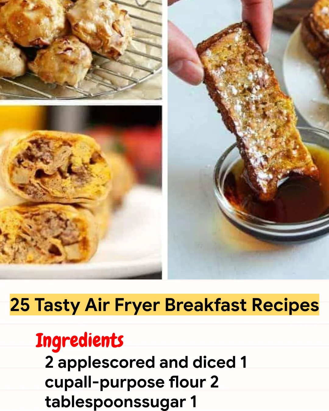 Air Fryer Recipe 25 Tasty Air Fryer Breakfast Recipes