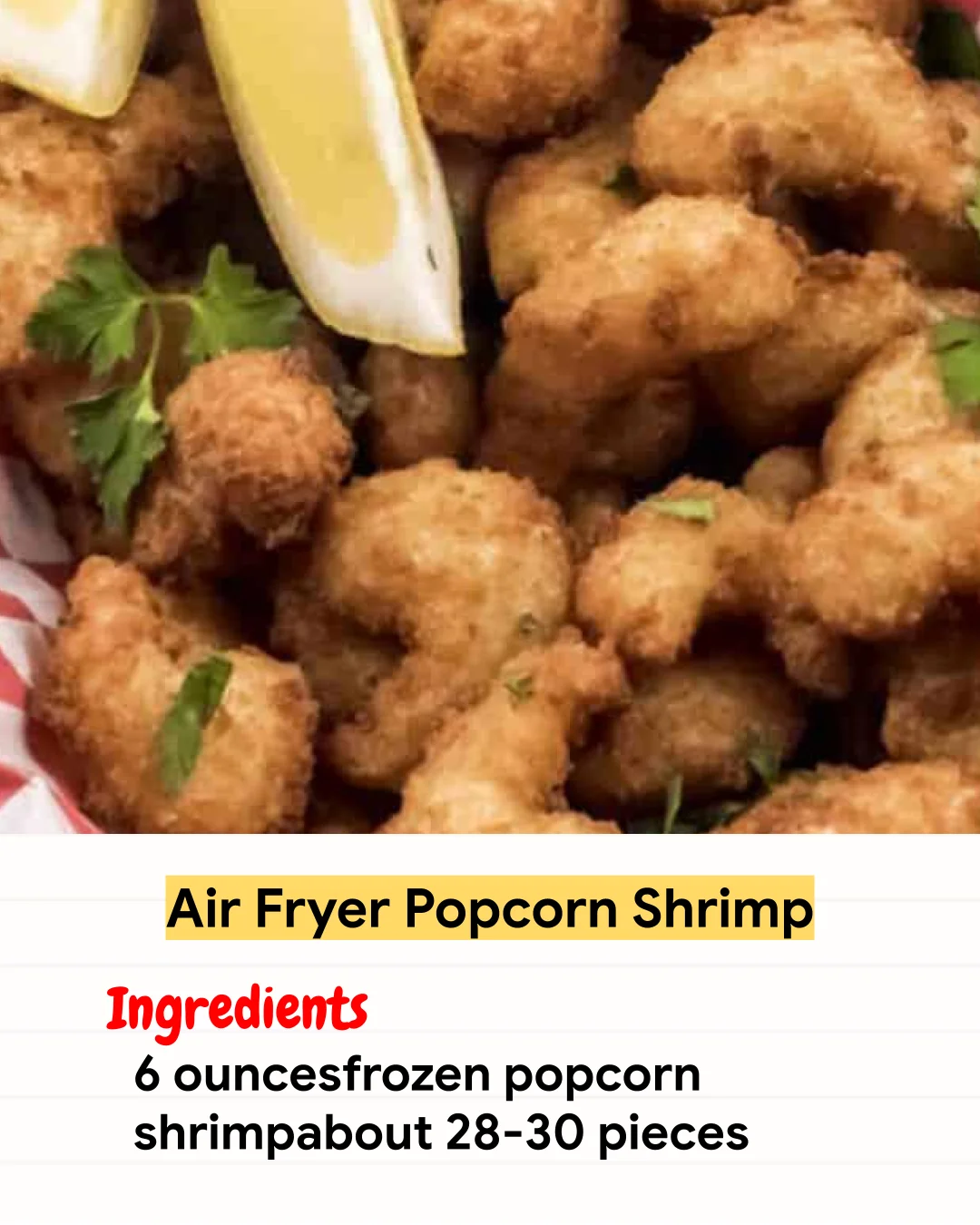 Air Fryer Recipe Air Fryer Popcorn Shrimp