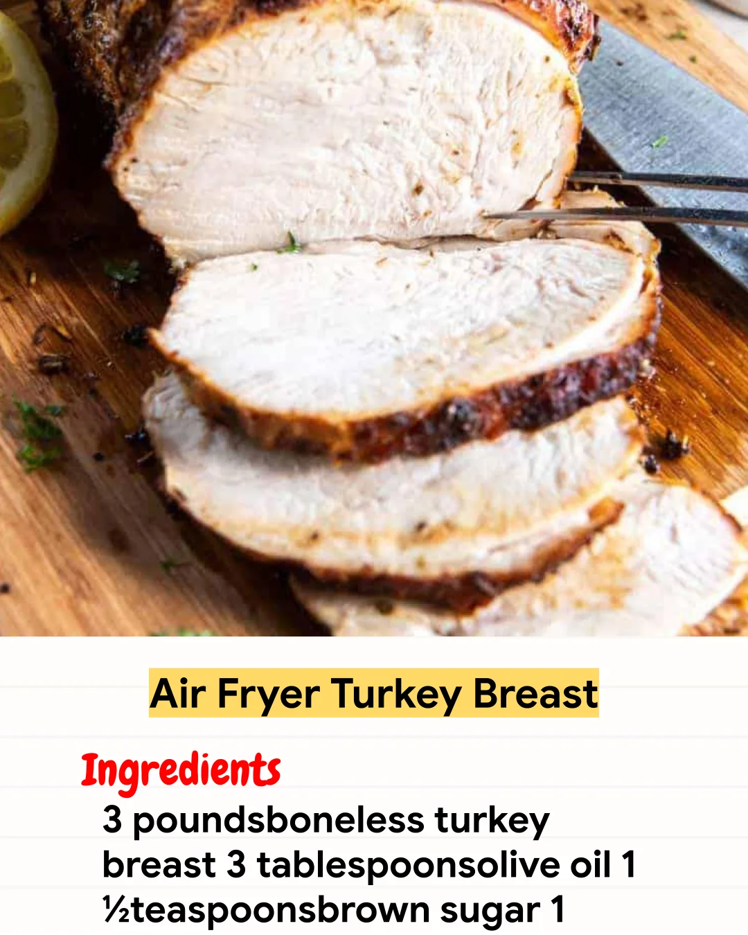 Air Fryer Recipe Air Fryer Turkey Breast
