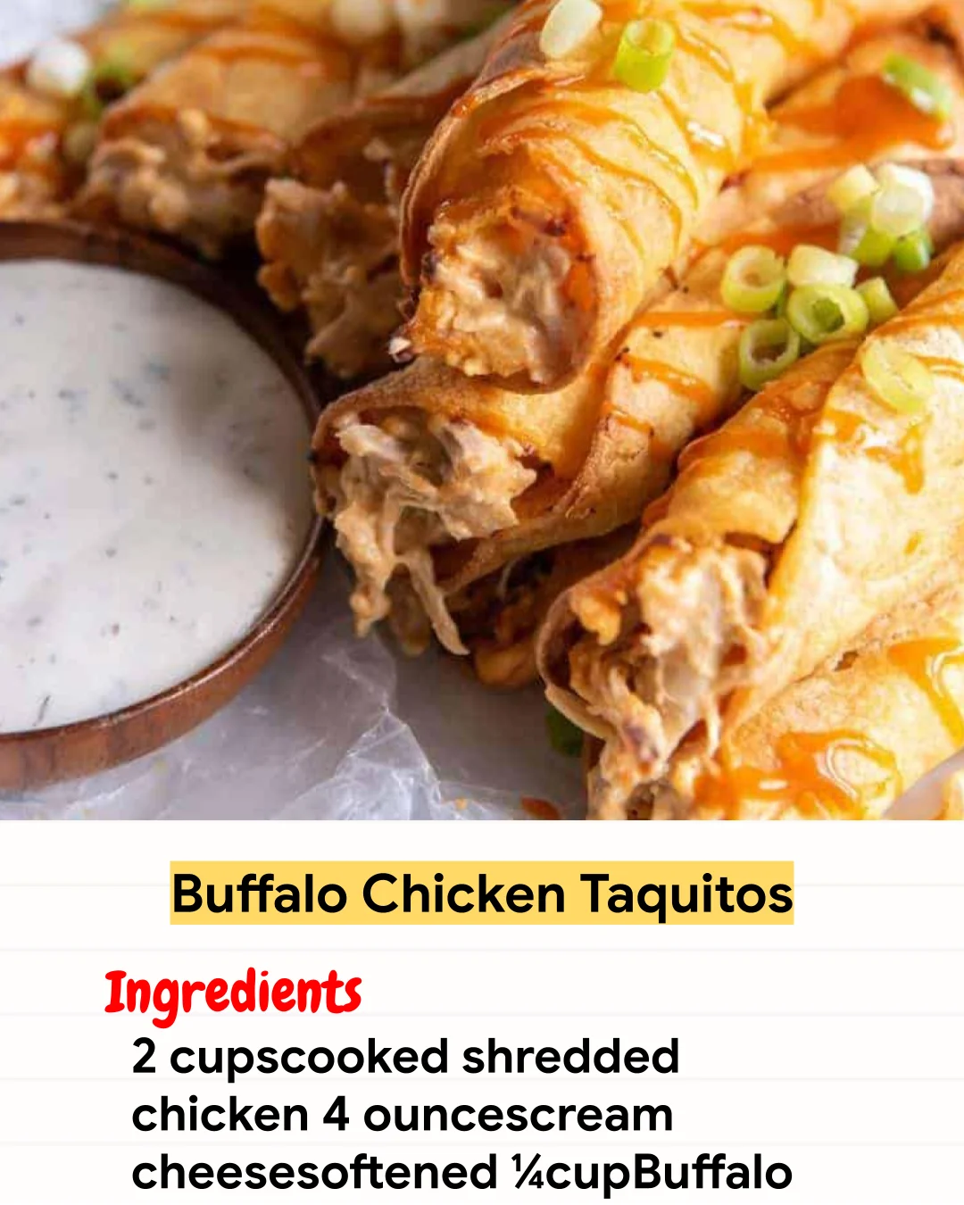 Air Fryer Recipe Buffalo Chicken Taquitos