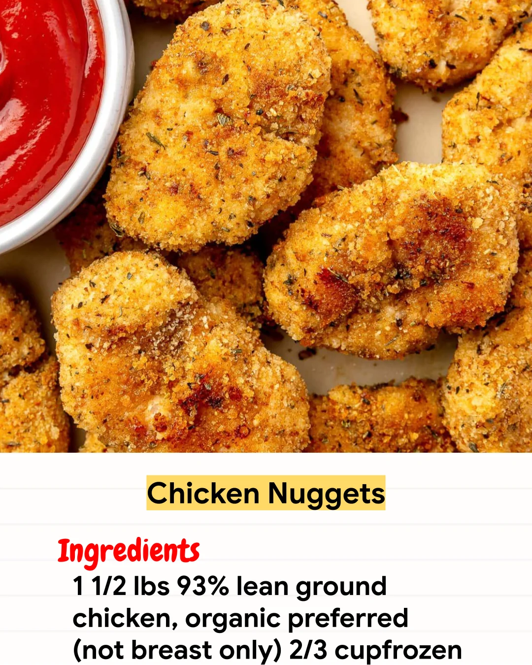 Air Fryer Recipe Chicken Nuggets