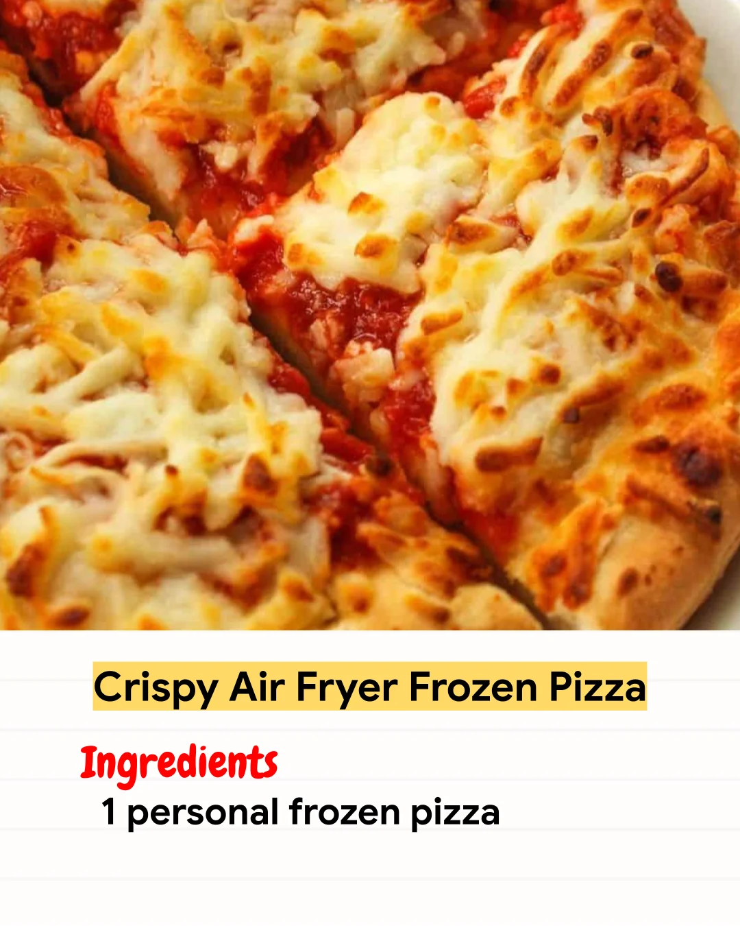 Air Fryer Recipe Crispy Air Fryer Frozen Pizza
