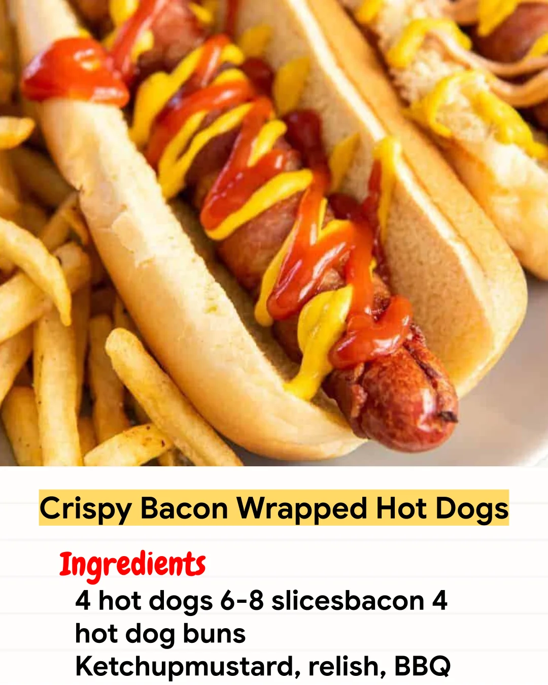 Air Fryer Recipe Crispy Bacon Wrapped Hot Dogs