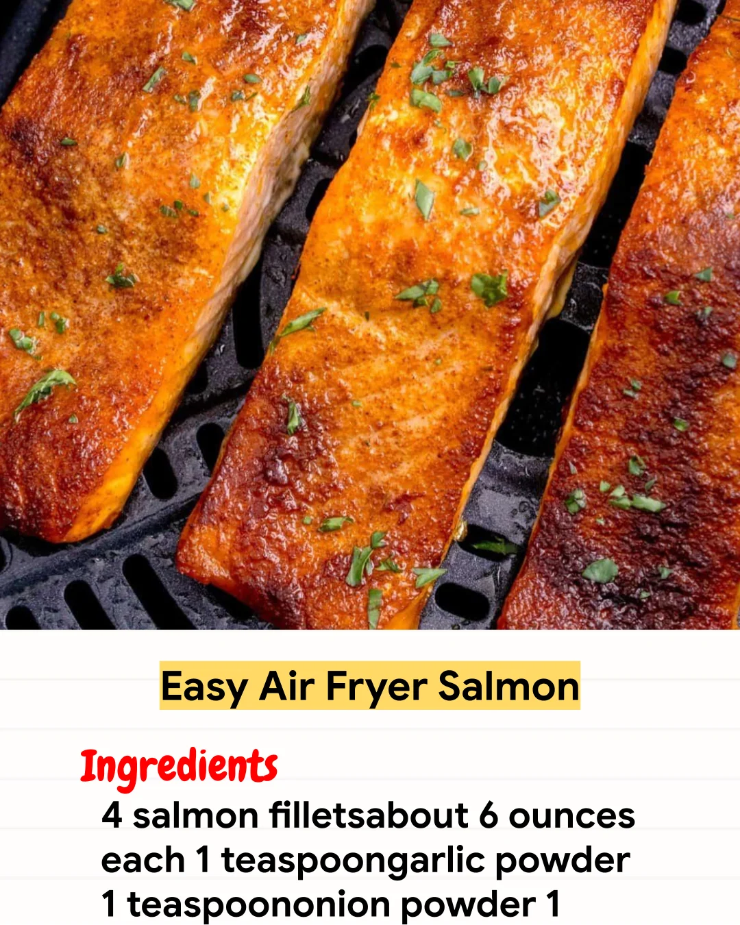 Air Fryer Recipe Easy Air Fryer Salmon