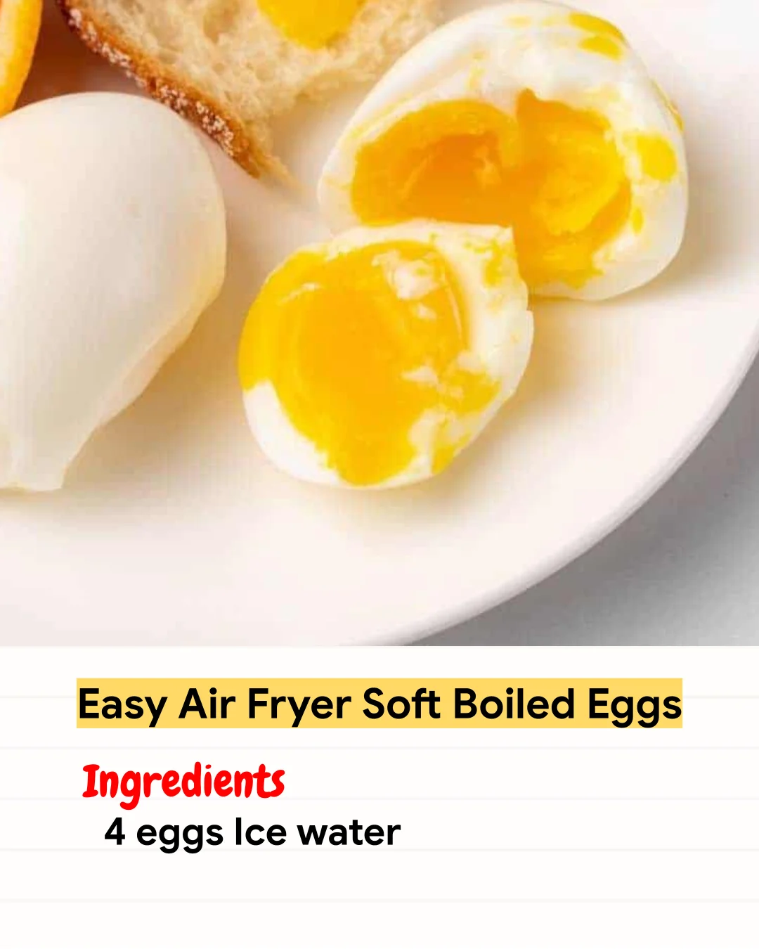 Air Fryer Recipe Easy Air Fryer Soft Boiled Eggs