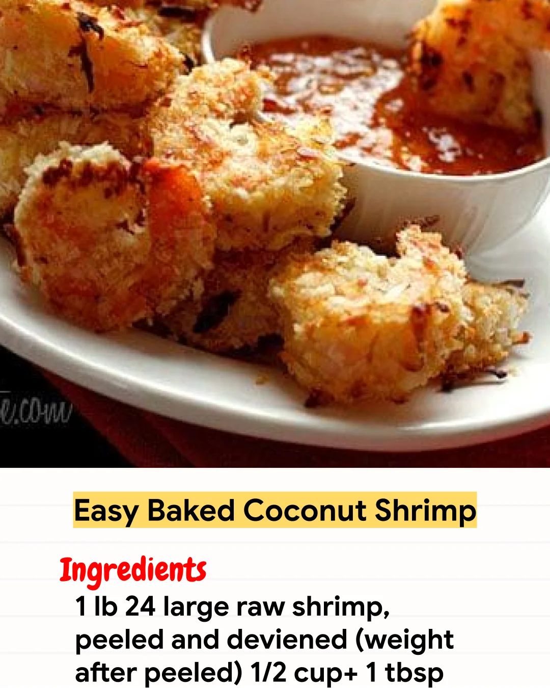 Air Fryer Recipe Easy Baked Coconut Shrimp