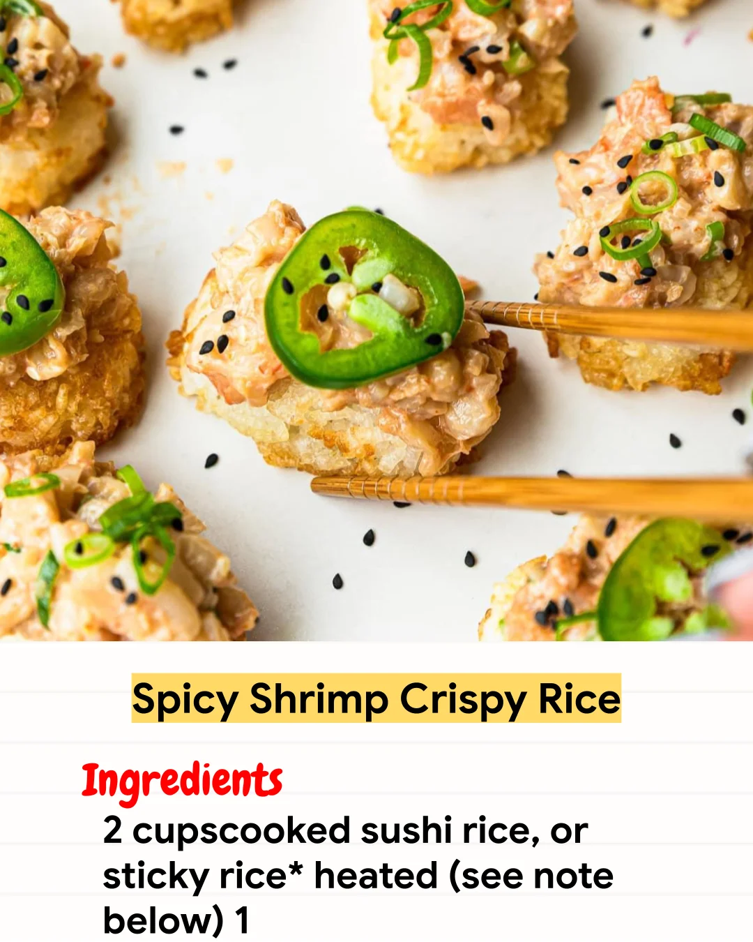 Air Fryer Recipe Spicy Shrimp Crispy Rice