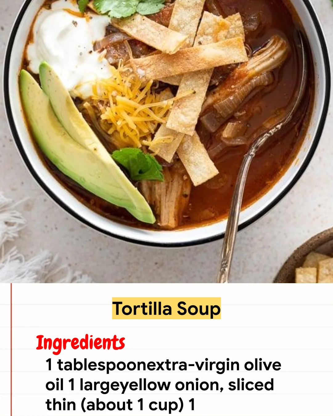 Chicken Recipe Tortilla Soup