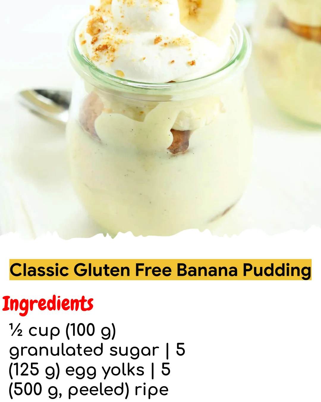 Classic Gluten Free Banana Pudding (Easy 60-Minute)
