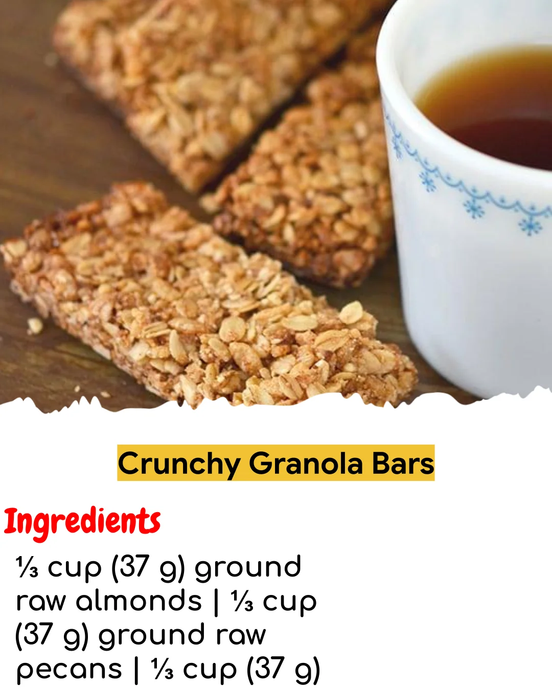 Crunchy Granola Bars (Easy 60-Minute)