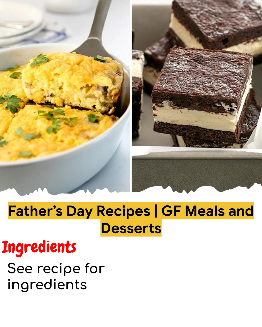 Father’s Day Recipes | GF Meals and Desserts (Easy 60-Minute)