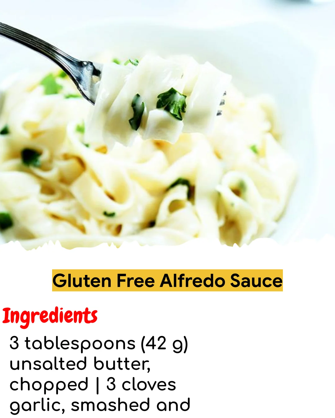 Gluten Free Alfredo Sauce (Chef-Developed)