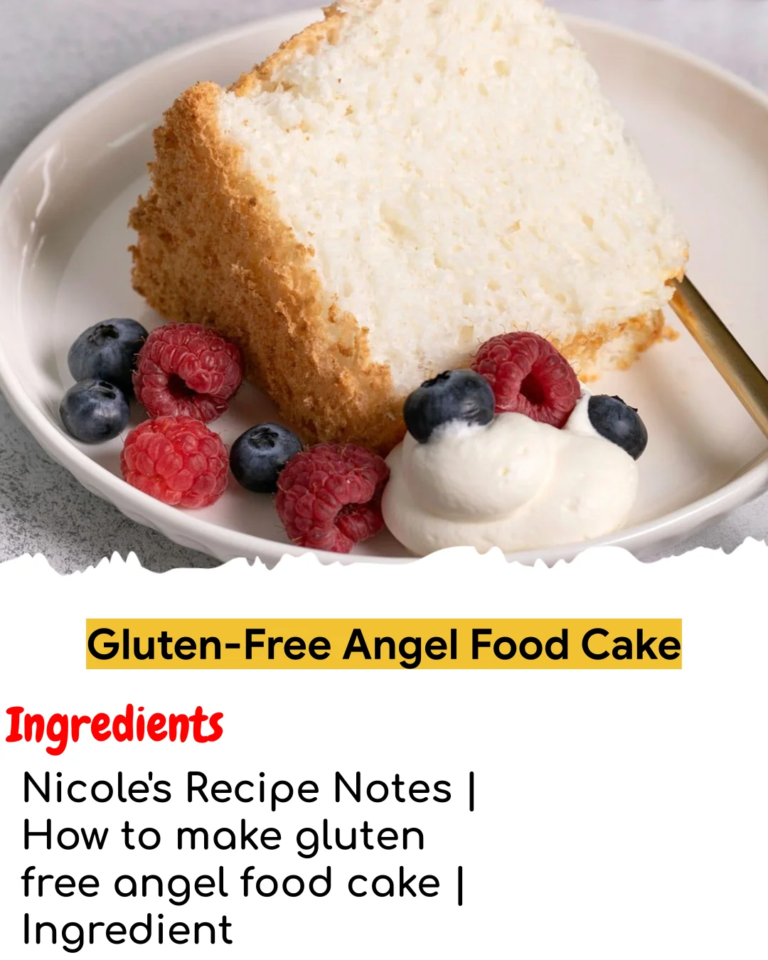 Gluten-Free Angel Food Cake (Tested 10+ Times)