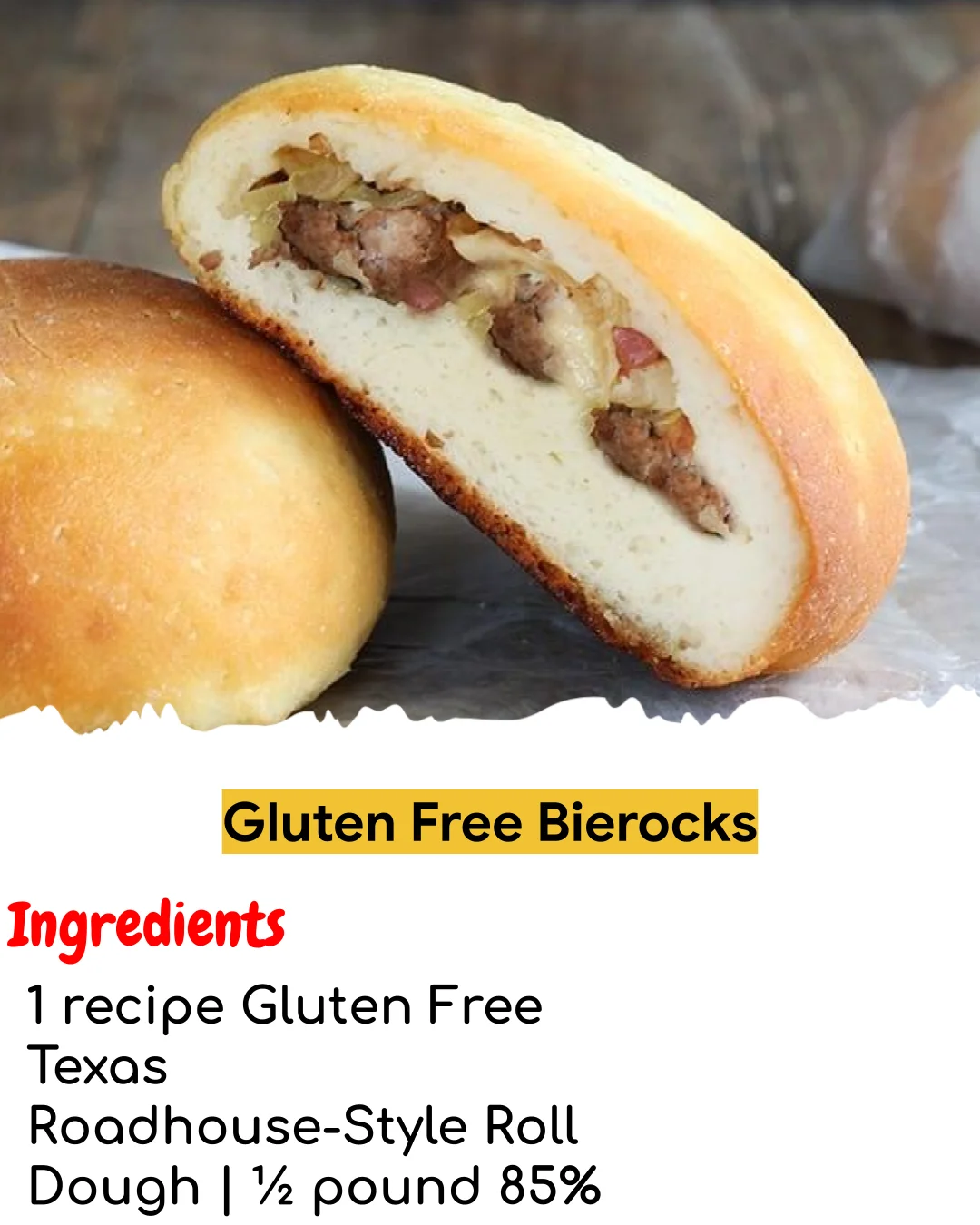 Gluten Free Bierocks (Meal Prep Friendly)