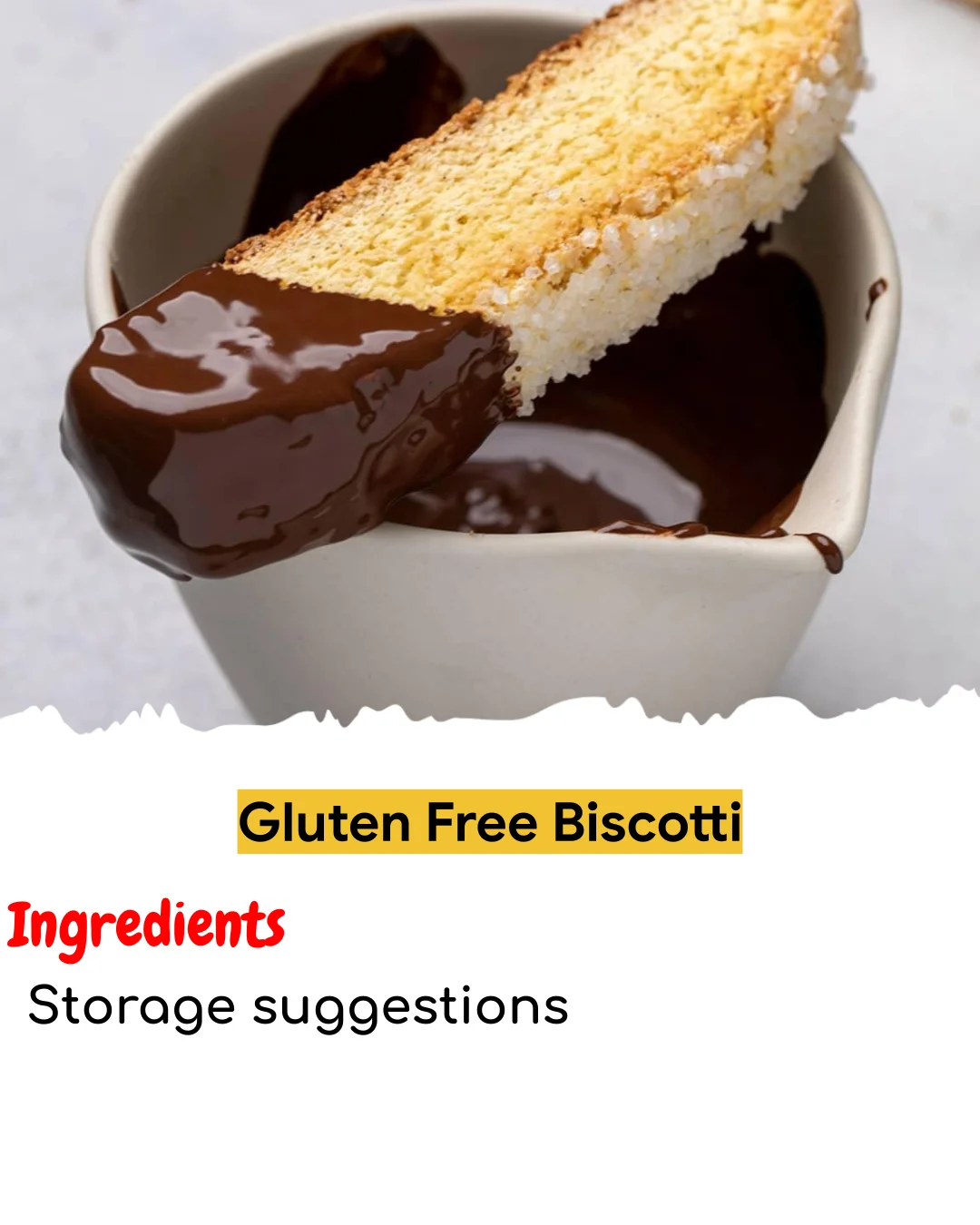 Gluten Free Biscotti (Meal Prep Friendly)