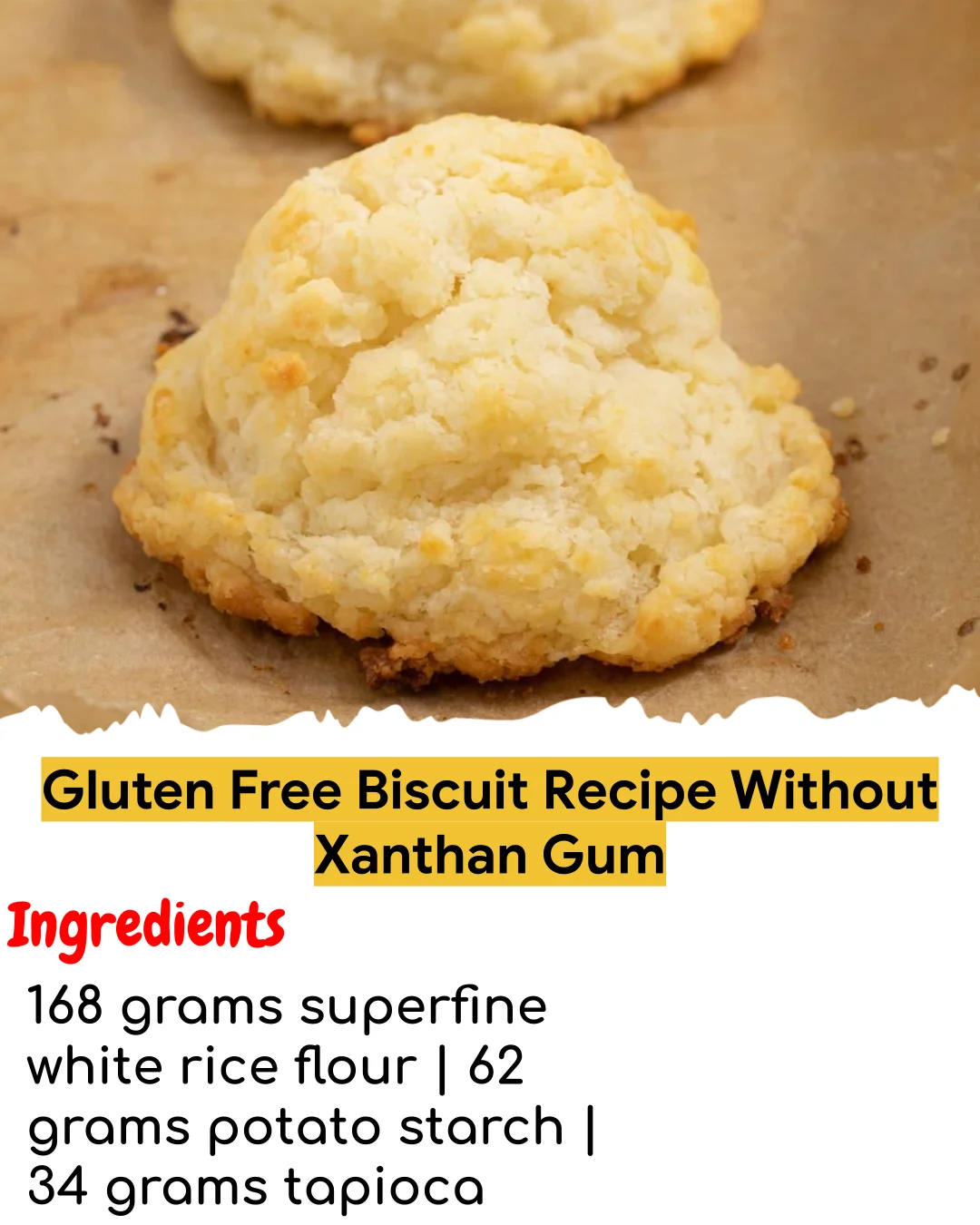 Gluten Free Biscuit Recipe Without Xanthan Gum (Tested 10+ Times)