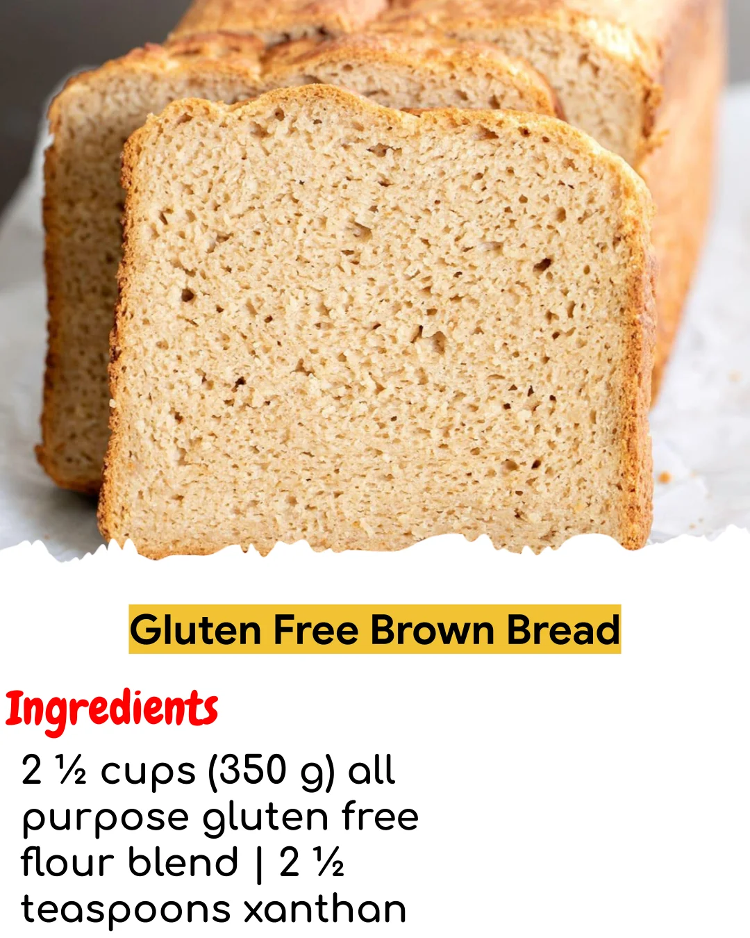 Gluten Free Brown Bread (Tested 10+ Times)