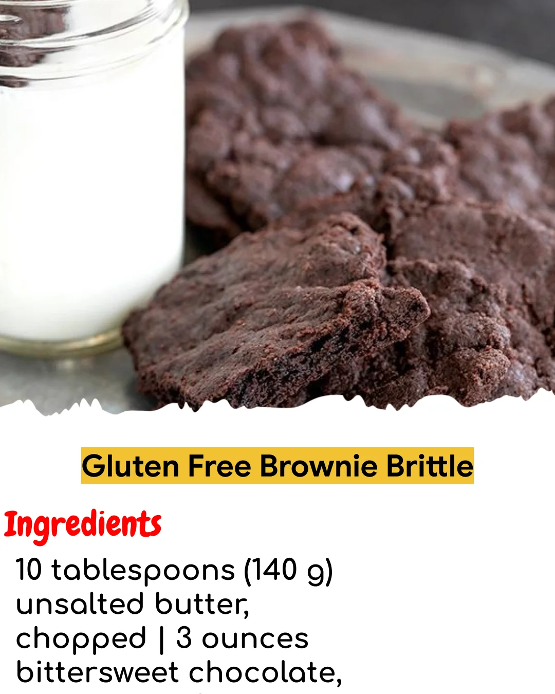 Gluten Free Brownie Brittle (Easy 60-Minute)