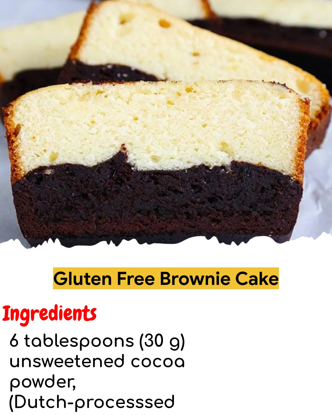 Gluten Free Brownie Cake (Easy 60-Minute)