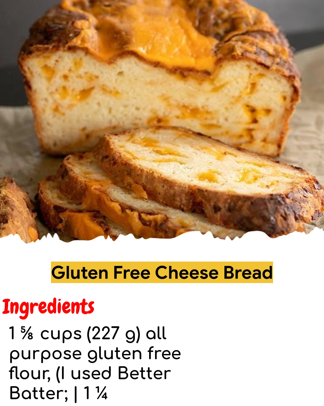 Gluten Free Cheese Bread (Easy 60-Minute)