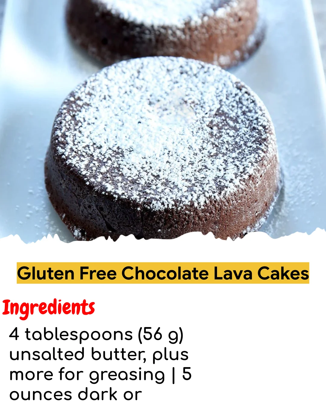 Gluten Free Chocolate Lava Cakes (Easy 60-Minute)