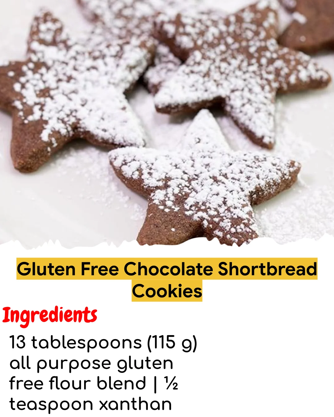 Gluten Free Chocolate Shortbread Cookies (Tested 10+ Times)