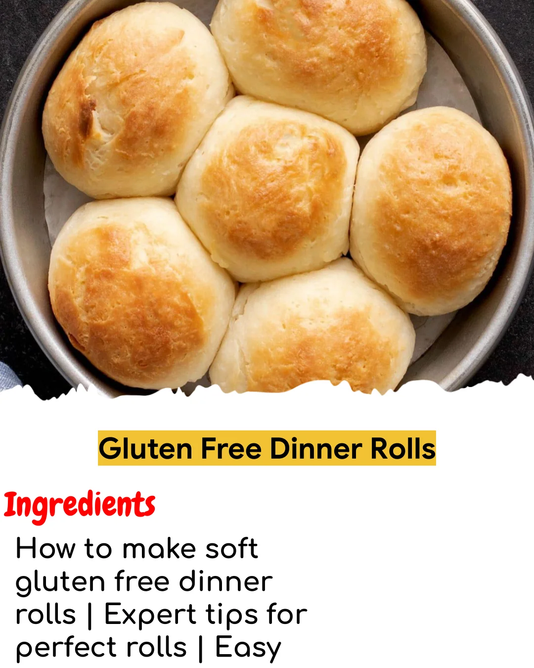 Gluten Free Dinner Rolls (Easy 60-Minute)