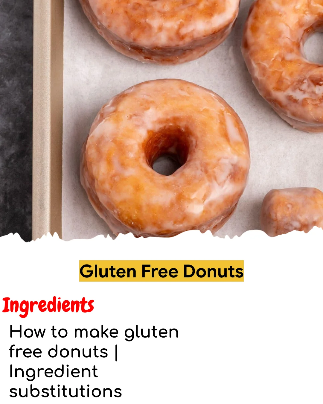 Gluten Free Donuts (Meal Prep Friendly)