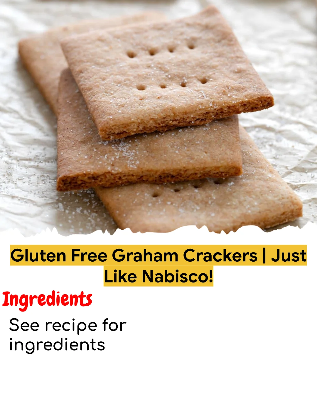 Gluten Free Graham Crackers | Just Like Nabisco! (Tested 10+ Times)