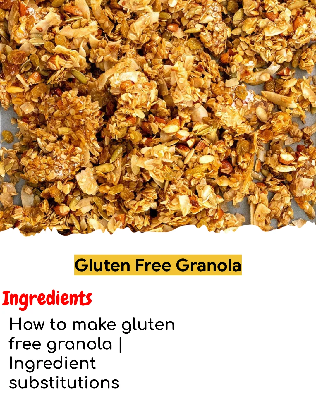 Gluten Free Granola (Chef-Developed)